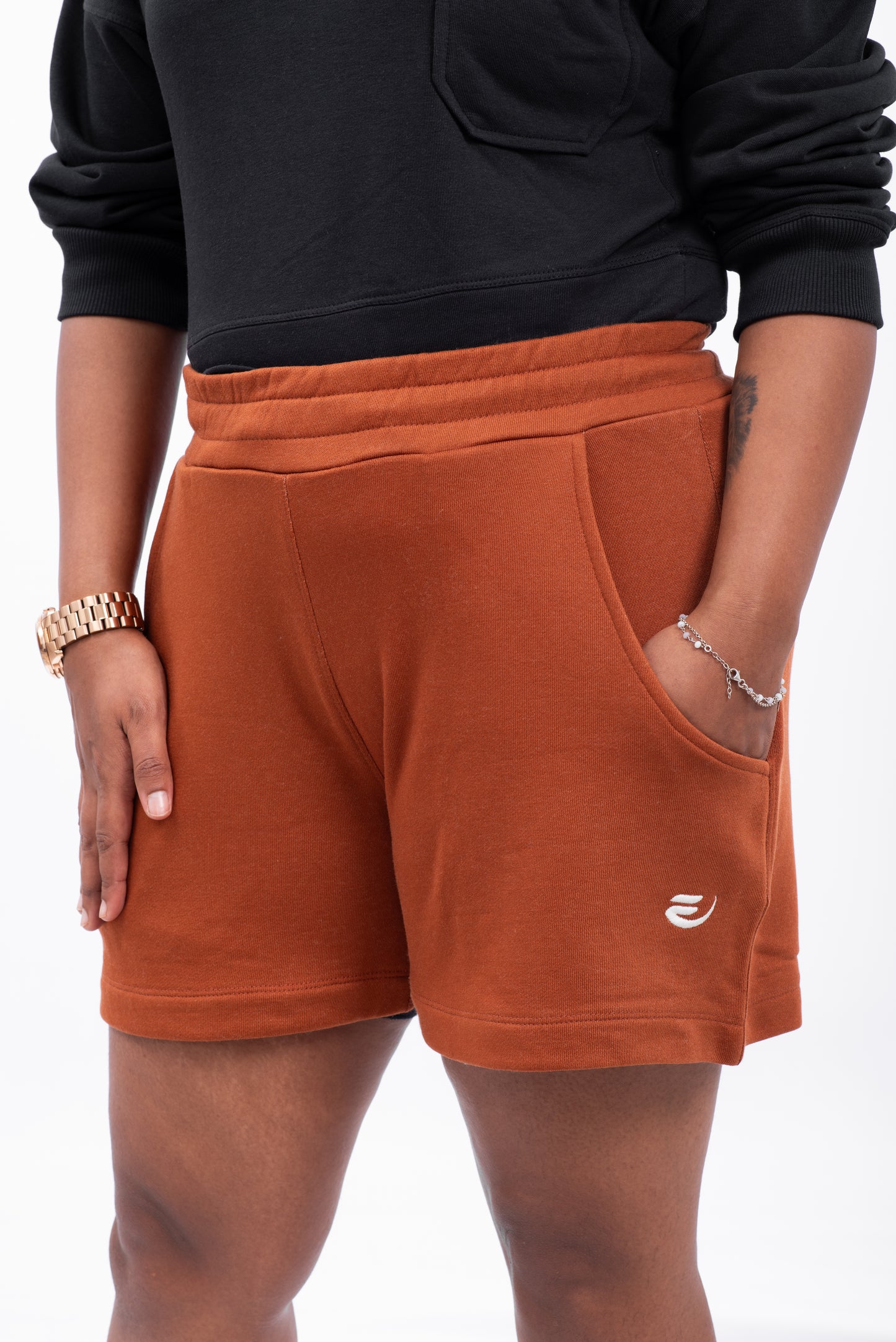 Terry Core Shorts - Rust Brown