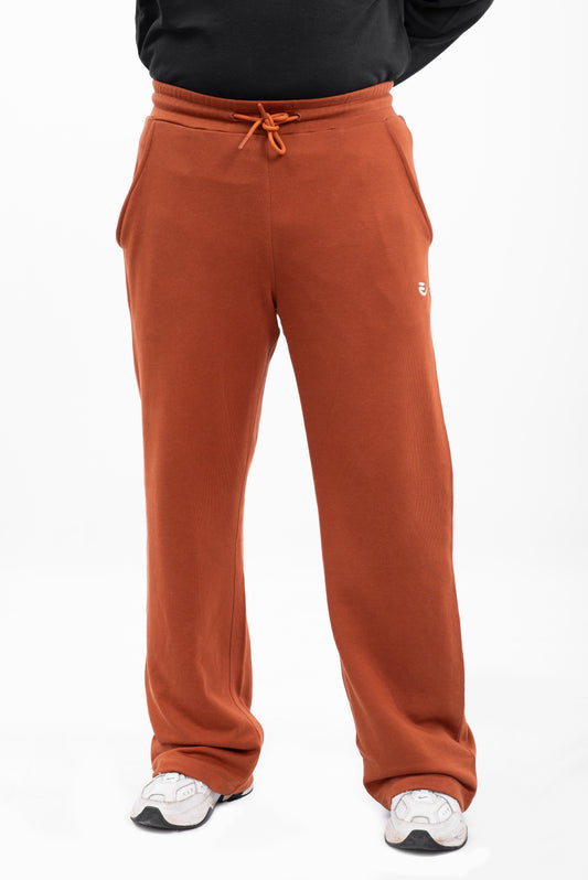 Terry Wide Leg - Rust Brown