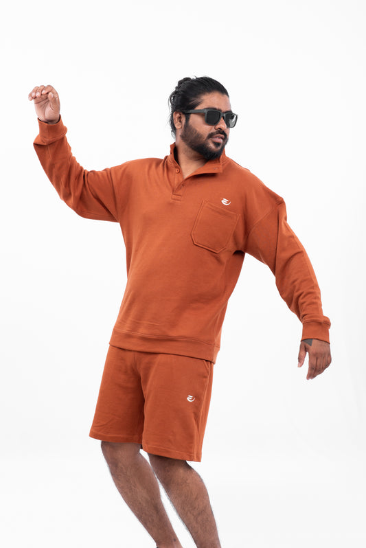 Terry Core Shorts - Rust Brown
