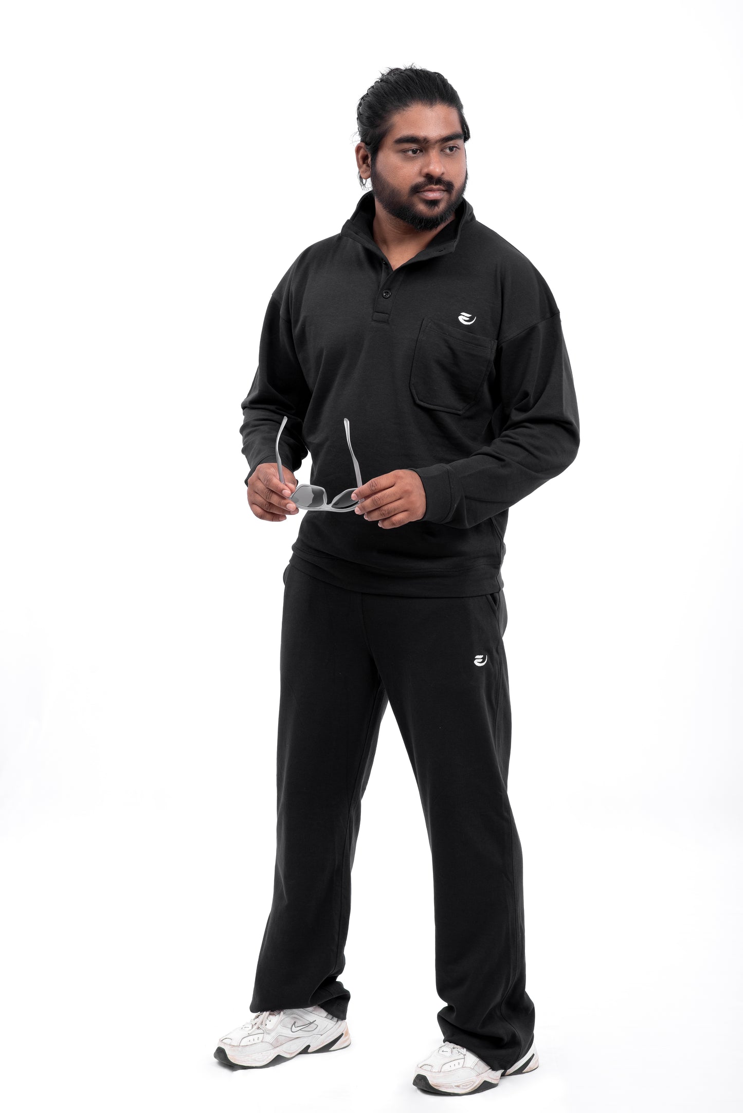 Terry Wide Leg - Black
