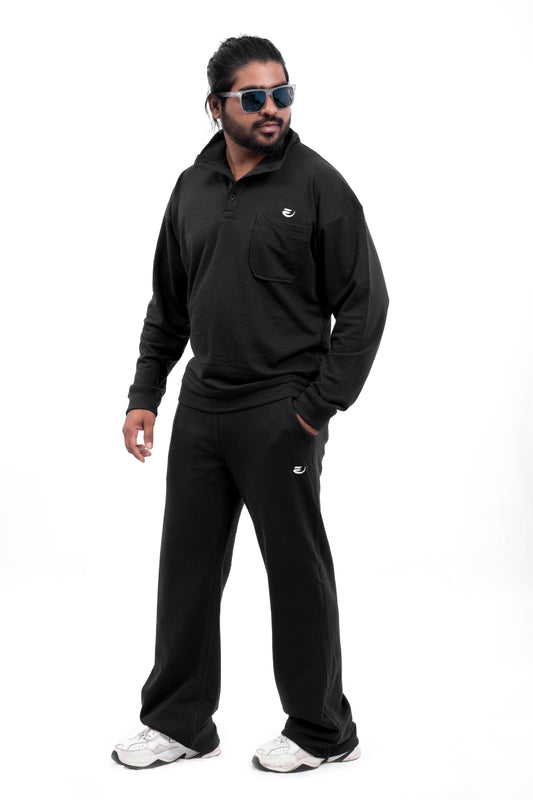 Terry Wide Leg - Black