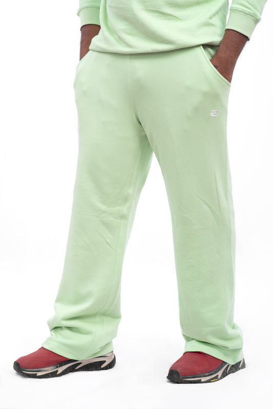 Terry Wide Leg - Pastel Green
