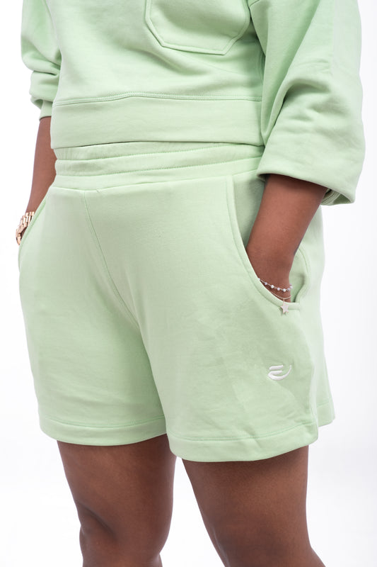 Terry Core Shorts - Pastel Green